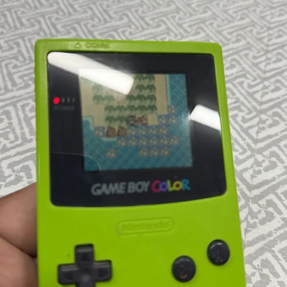 Nintendo Game Boy Color CGB-001 Kiwi Green System Handheld Console Tested/works